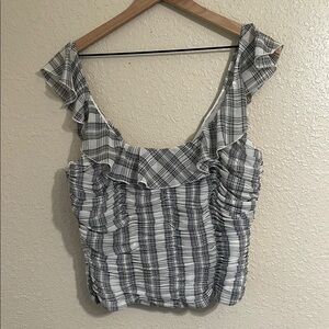 Alberto Makali plaid sleeveless top